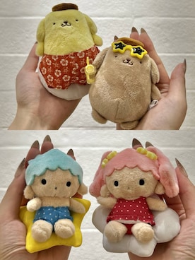 「LOWRYS FARM（ローリーズファーム）の【サンリオキャラクターズ】ヌイキーホルダー8 647243/GOODS（キーホルダー、その他）」を使った、もえりんさん（レディース）の春コーディネート