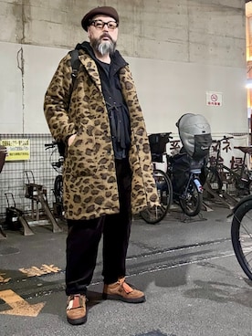 「アイテム（ハンチング/ベレー帽）」を使った、あらたくんさん（メンズ・179cm）の秋コーディネート