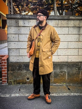 「アイテム（トップス）」を使った、あらたくんさん（メンズ・179cm・40代）の秋コーディネート