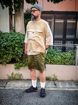 「アイテム（トップス）」を使った、あらたくんさん（メンズ・179cm）の秋コーディネート