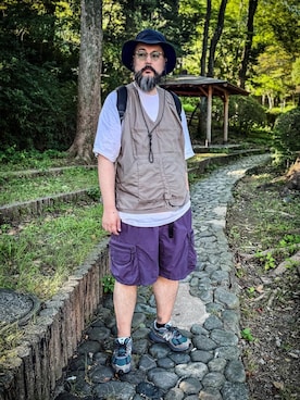 「アイテム（メガネ）」を使った、あらたくんさん（メンズ・179cm）の夏コーディネート