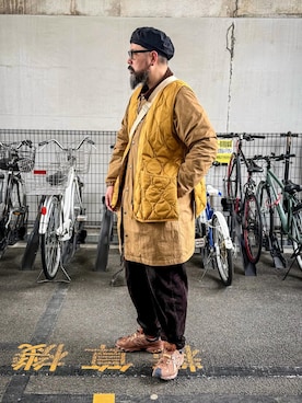 「アイテム（シューズ）」を使った、あらたくんさん（メンズ・179cm）の冬コーディネート