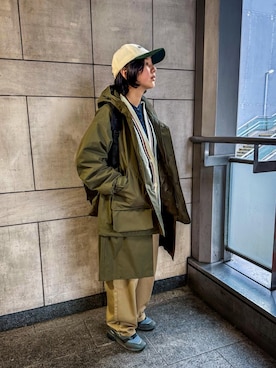 「アイテム（ジャケット/アウター）」を使った、あらたくんさん（キッズ・158cm）の冬コーディネート