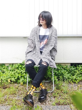 「no brand（ノーブランド）のアイテム（その他）」を使った、うつけさん（メンズ・173cm）の夏コーディネート