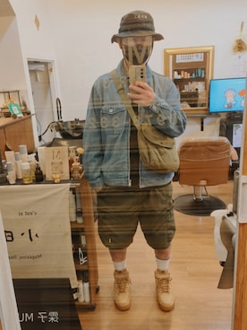 「XLARGE（エクストララージ）のアイテム」を使った、鹿人🦌さん（メンズ・175cm）の冬コーディネート