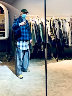「nike」｜「アイテム（ジャケット/アウター）」を使った、rechic clothing shopさん（メンズ・171cm）の冬コーディネート