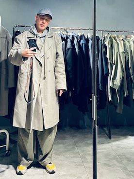 「アイテム（ピーコート）」を使った、rechic clothing shopさん（メンズ・171cm）の冬コーディネート