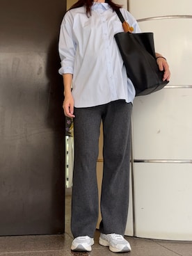 「アイテム（バレッタ/ヘアクリップ）」を使った、𝗒𝗎𝗄𝖺さん（レディース・167cm）の秋コーディネート