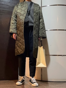 「ROTHCO（ロスコ）のアイテム（その他アウター）」を使った、𝗒𝗎𝗄𝖺さん（レディース・167cm）の秋コーディネート