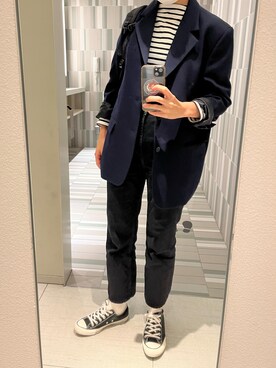 「mignon（ミニョン）のアイテム」を使った、𝗒𝗎𝗄𝖺さん（レディース・167cm）の秋コーディネート