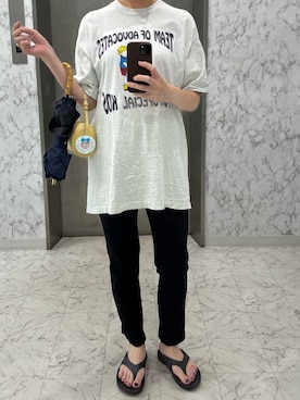 「アイテム（折りたたみ傘）」を使った、𝗒𝗎𝗄𝖺さん（レディース・167cm）の秋コーディネート