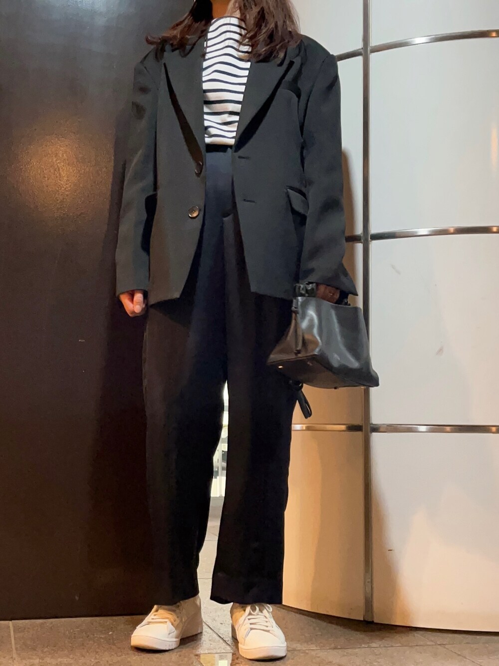【ユナイテッドアローズ】サテン フレアパンツ　ネイビー　プリーツ　スカートパンツ ユナイテッドアローズ】サテン フレアパンツ ネイビー プリーツ