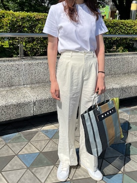 「mignon（ミニョン）のアイテム」を使った、𝗒𝗎𝗄𝖺さん（レディース・167cm）の春コーディネート