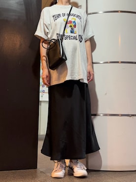 「ASICS（アシックス）のアイテム」を使った、𝗒𝗎𝗄𝖺さん（レディース・167cm）の夏コーディネート