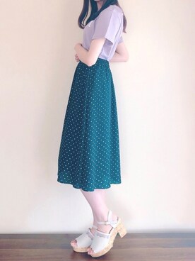 まりかお☺︎さん（レディース・161cm）の春コーディネート