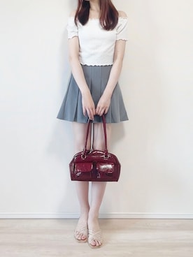 「アイテム（ペットグッズ）」を使った、まりかお☺︎さん（レディース・161cm）の秋コーディネート