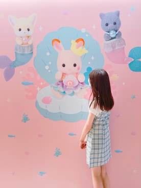 まりかお☺︎さん（レディース・161cm）の夏コーディネート