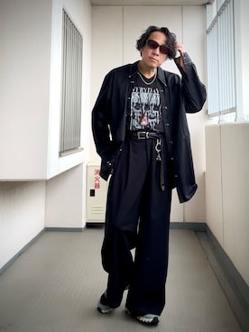 「On（オン）のアイテム」を使った、Masato Kurosakiさん（メンズ・174cm）の夏コーディネート