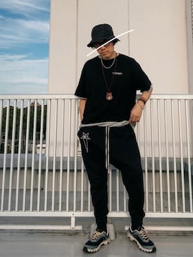 「On（オン）のアイテム」を使った、Masato Kurosakiさん（メンズ・174cm）の春コーディネート