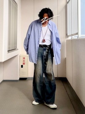 「CTHY（シティ）のアイテム」を使った、Masato Kurosakiさん（メンズ・174cm）の夏コーディネート