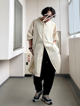 「TOM FORD（トム フォード）のアイテム」を使った、Masato Kurosakiさん（メンズ・174cm）の夏コーディネート