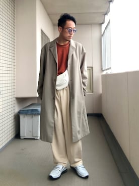 「ペールトーン」｜「アイテム（その他アウター）」を使った、Masato Kurosakiさん（メンズ・174cm）の春コーディネート