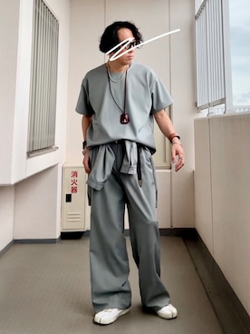 「TOM FORD（トム フォード）のアイテム」を使った、Masato Kurosakiさん（メンズ・174cm）の夏コーディネート