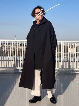 「CFCL（シーエフシーエル）のアイテム」を使った、Masato Kurosakiさん（メンズ・174cm）の冬コーディネート