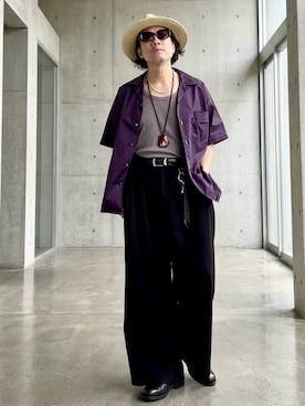 「Vivienne Westwood(ヴィヴィアンウエストウッド)のアイテム」を使った、Masato Kurosakiさん(メンズ・174cm)の夏コーディネート