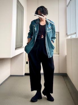 「1017 ALYX 9SM（アリクス）のアイテム」を使った、Masato Kurosakiさん（メンズ・174cm）の夏コーディネート