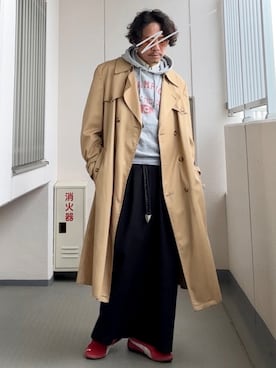 「MB（エムビー）のアイテム」を使った、Masato Kurosakiさん（メンズ・174cm）の春コーディネート