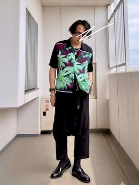 「JALAN SRIWIJAYA（ジャランスリウァヤ）のアイテム」を使った、Masato Kurosakiさん（メンズ・174cm）の夏コーディネート