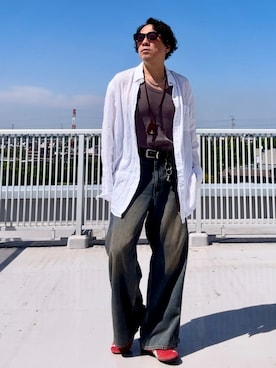 「CTHY（シティ）のアイテム」を使った、Masato Kurosakiさん（メンズ・174cm）の春コーディネート