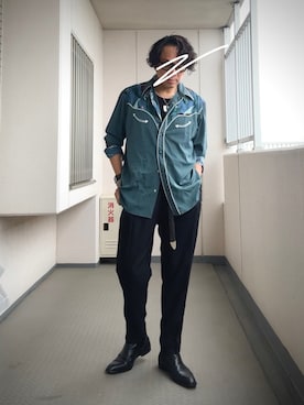 「TOM FORD（トム フォード）のアイテム」を使った、Masato Kurosakiさん（メンズ・174cm）の夏コーディネート