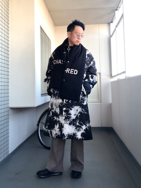 「タイダイ」｜「アイテム（その他）」を使った、Masato Kurosakiさん（メンズ・174cm）の冬コーディネート