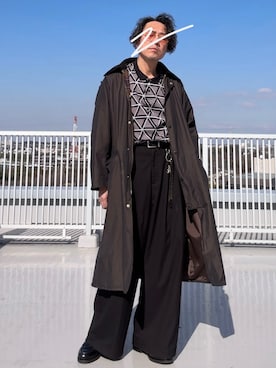 「Barbour（バブアー）のアイテム」を使った、Masato Kurosakiさん（メンズ・174cm）の冬コーディネート