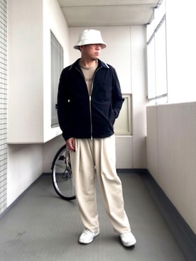 「theory（セオリー）のアイテム（トップス）」を使った、Masato Kurosakiさん（メンズ・174cm）の秋コーディネート