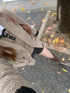 「mily bilet（ミウィビレット）のアイテム」を使った、Momiさん（レディース・168cm）の秋コーディネート