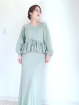 「アイテム（ワンピース/ドレス）」を使った、⭐️KAoRI⭐️さん（レディース・160cm・40代）の秋コーディネート