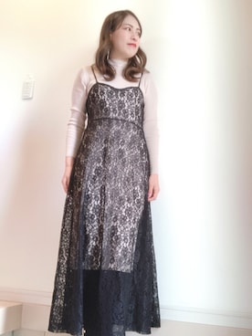 「アイテム（ワンピース/ドレス）」を使った、⭐️KAoRI⭐️さん（レディース・160cm・40代）の冬コーディネート