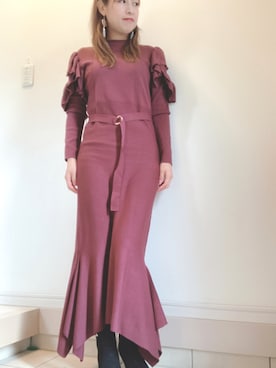 「アイテム（ワンピース/ドレス）」を使った、⭐️KAoRI⭐️さん（レディース・160cm・40代）の秋コーディネート