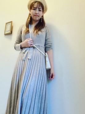 「アイテム（ワンピース/ドレス）」を使った、⭐️KAoRI⭐️さん（レディース・160cm・40代）の秋コーディネート