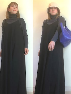 「アイテム（ワンピース/ドレス）」を使った、⭐️KAoRI⭐️さん（レディース・160cm・40代）の秋コーディネート