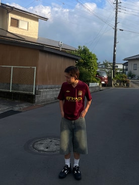 「アイテム（スニーカー）」を使った、ゆずさん（メンズ・170cm）の夏コーディネート