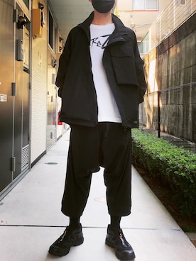 「D-VEC（ディーベック）のアイテム」を使った、YUTA さん（メンズ・165cm）の夏コーディネート