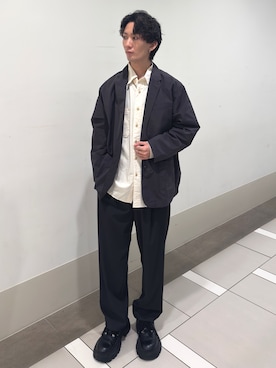 大源さん(メンズ・183cm)の春コーディネート