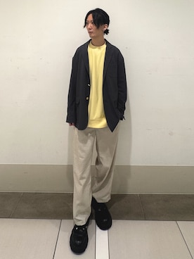 大源さん(メンズ・183cm)の秋コーディネート