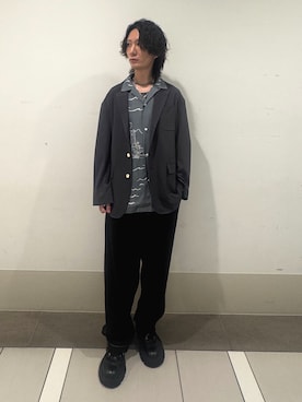 大源さん(メンズ・183cm)の夏コーディネート