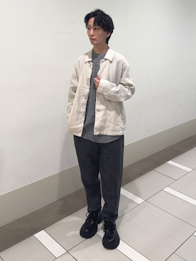 大源さん（メンズ・183cm）の春コーディネート