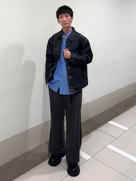 大源さん(メンズ・183cm)の冬コーディネート